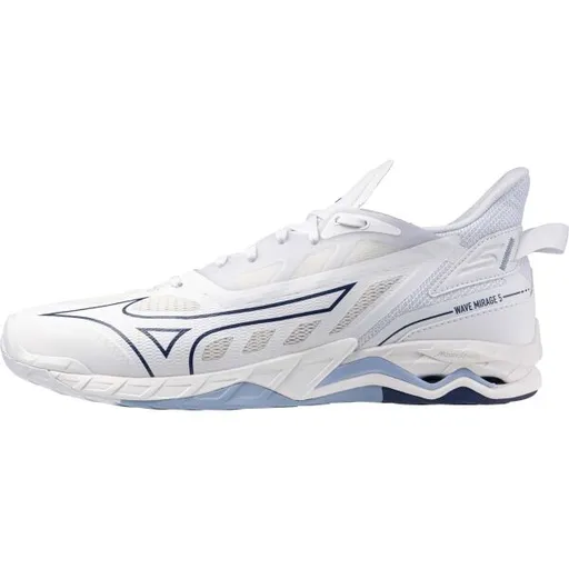 Mizuno WAVE MIRAGE 5 Pánská sálová obuv, bílá, velikost 46