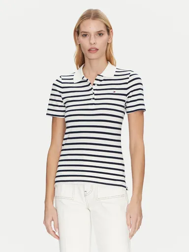 Tommy Hilfiger dámské pruhované polo tričko 1985 WW0WW43225 XS