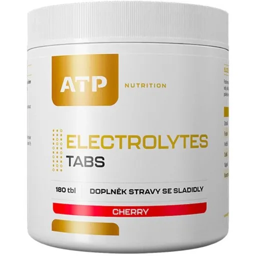 ATP NUTRITION ELECTROLYTES TABS 180 TABLET CHERRY Iontové tablety, , velikost