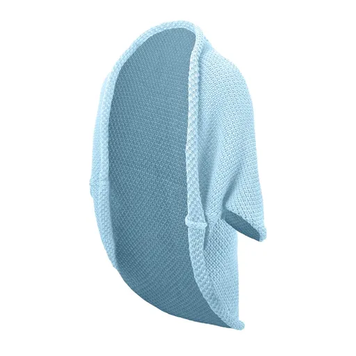 Bontis Pletený kardigan s variabilní délkou - Nebesky modrá | uni