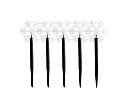 Dekorace vánoční HOME 59764 Zapichovací sněhová vločka