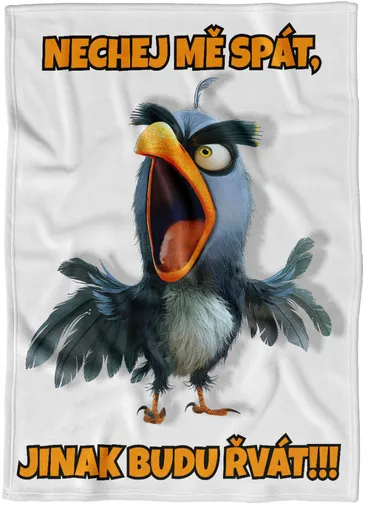 Deka Nech mě spát – papoušek (Podšití beránkem: NE)