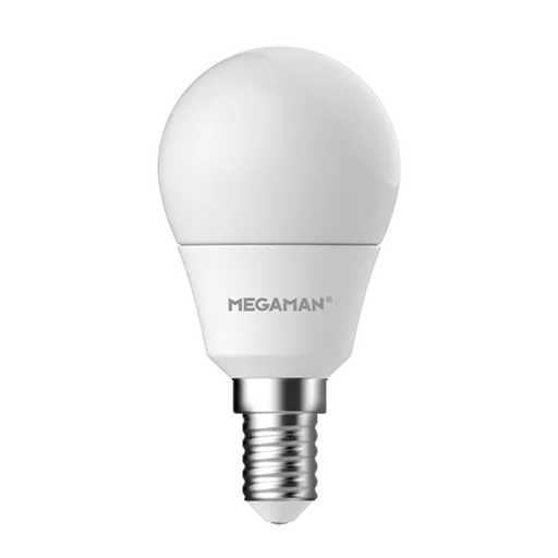 MEGAMAN LED lustre P45 4.9W/40W E14 6500K 470lm NonDim 15Y opál