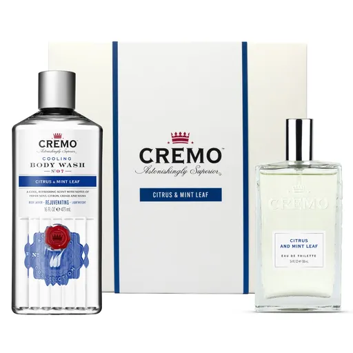 Cremo Citrus & Mint Leaf dárková sada pro muže 2 ks