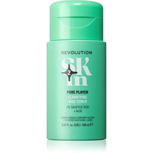 Revolution Skincare Clearly Clarify 2% Salicylic Acid &Aloe Clarifying BHA Toner čisticí tonikum pro regulaci mazu a minimalizaci pórů 150 ml