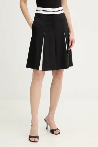 Sukně s příměsí vlny Karl Lagerfeld