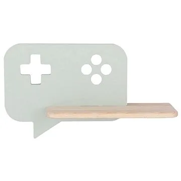 LED Dětské nástěnné svítidlo s poličkou CONSOLE LED/5W/230V zelená (121569)