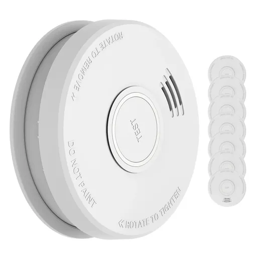 SHD by oneConcept DOF19, Detektor kouře, plast, výstražný signál: 85 dB, 9V na baterie