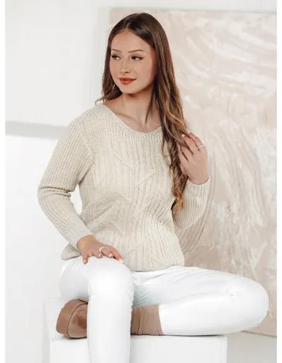 Dámský svetr LAVIRTA béžový