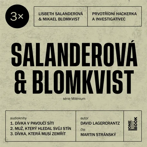 3x Salanderová & Blomkvist #2 - David Lagercrantz - audiokniha