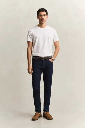 DŽÍNY GANT EXTRA SLIM ACTIVE RECOVER JEANS DARK BLUE