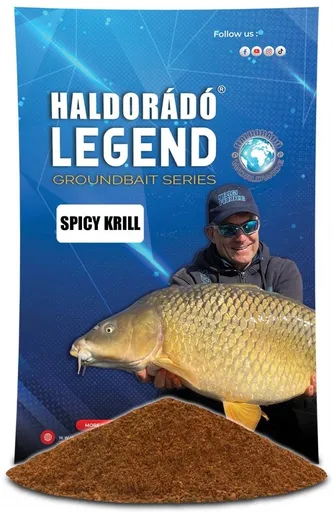 Haldorádó krmítková směs legend groundbait 800 g - spicy krill