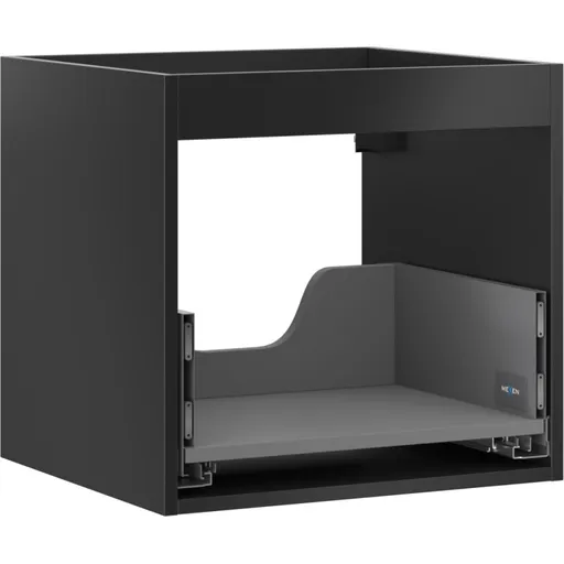 MEXEN Box-A skříňka pro umyvadlo 50, 1 šuplík, černá mat 91AX0-0500-470-1-71
