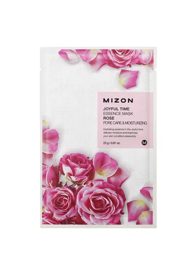 Mizon Plátýnková 3D maska s výtažkem z růže pro suchou pleť Joyful Time (Essence Mask Rose) 23 g