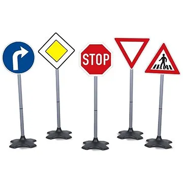 Made Dopravní značky 5 ks, 80cm (8590756943130)