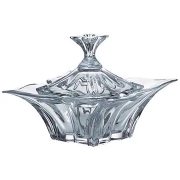 Bohemia Crystal Dóza s víčkem Florale 205mm (8593410830852)
