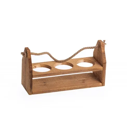 Chaks Drevený držiak na sviečky