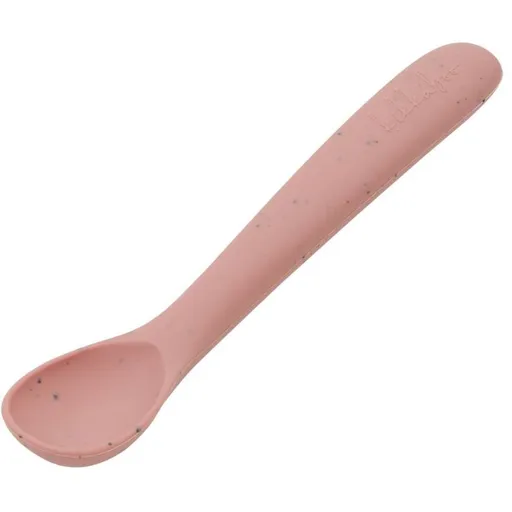 KikkaBoo Lžička Platinum Silicone Blush