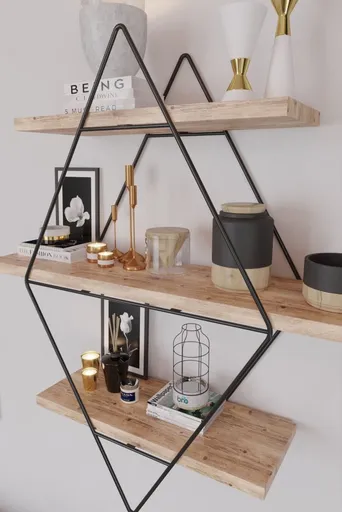 Nástěnná police Prizma Raf, Büyük Boy Salon Tipi 2