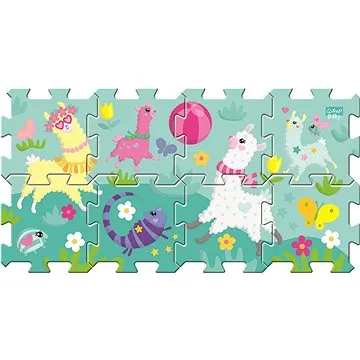 Trefl Pěnové puzzle Veselé lamy (5900511612639)