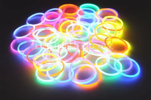 Svítící náramek 20 cm -single délka svitu 4-6h. - IDSYS