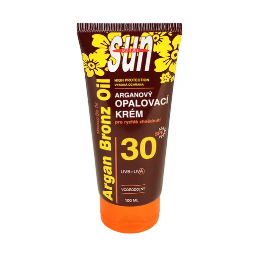 Opalovací krém s BIO arganovým olejem SUN VITAL SPF 30 100 ml