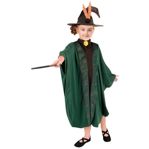 Kostým Kouzelník-Kouzelnice zelený 110-120 cm