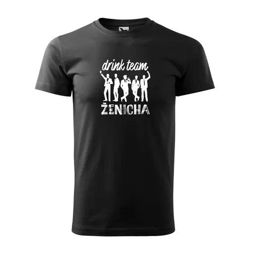 Bontis Tričko DRINK TEAM I - Černá | L