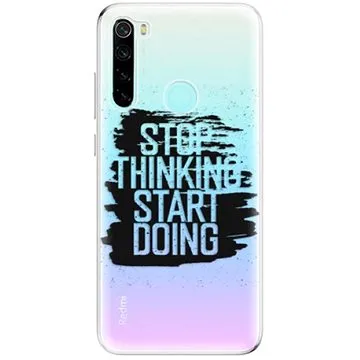 iSaprio Start Doing - black pro Xiaomi Redmi Note 8 (stadob-TPU2-RmiN8)