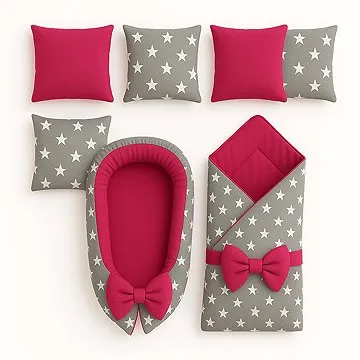 BabyTýpka Sada S  Stars fuchsie  (8594201220456)