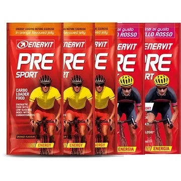 Enervit PRE Sport MIX, 3x45 g pomeranč a 2x45 g brusinka (8595011000061)