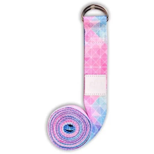 YOGGYS STRETCHING STRAP DIAMONDS Protahovací pásek, mix, velikost