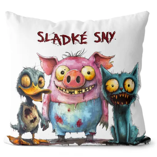 Polštář Sladké sny (Velikost: 40 x 40 cm)