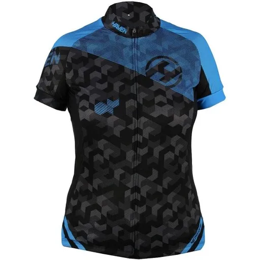 HAVEN SINGLETRAIL W Dámský cyklistický dres, černá, velikost