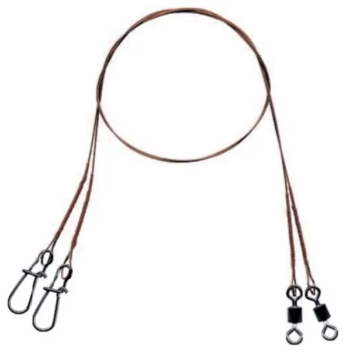 Mistrall ocelové lanko pro lov dravců 7x7 - 35 cm 7 kg