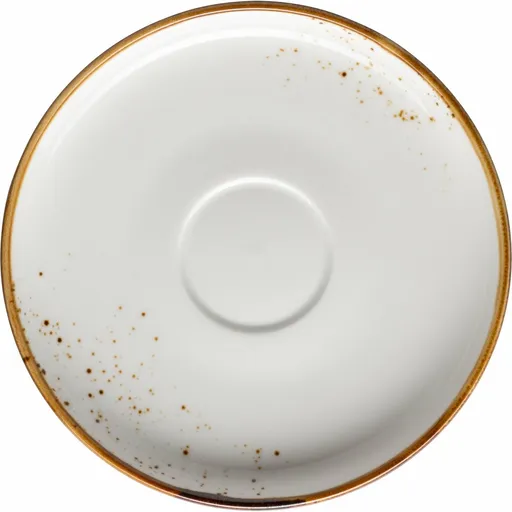 Mäser Podšálek na kávu Pintar White hnědé tečky 14 cm, L