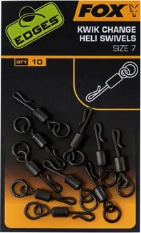 Fox obratlík edges kwik change heli swivels size 7