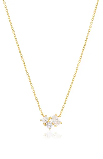Sif Jakobs Jemný pozlacený náhrdelník Ivrea SJ-N12306-CZ-YG