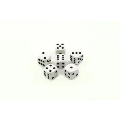 Hrací kostky 13x13mm společenská hra 6ks v krabičci