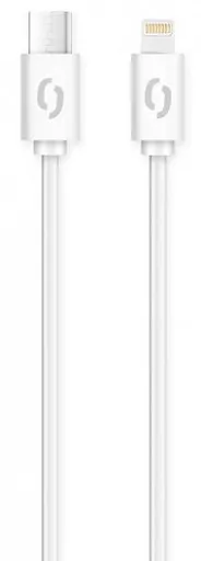 ALIGATOR Datový kabel POWER 3A, USB-C/lightning bílý