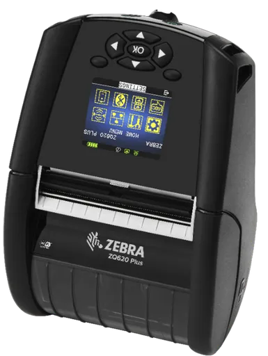 Zebra ZQ620 Plus ZQ62-AUWAEC4-00, tiskárna štítků, 8 dots/mm (203 dpi), 19mm Core, RS232, BT (BLE), Wi-Fi