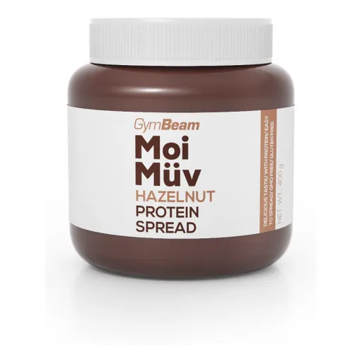 GymBeam MOIMÜV PROTEIN SPREAD - 400 G - LÍSKOVÝ OŘECH Ořechové máslo, , velikost