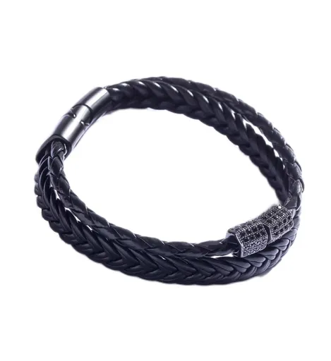 Marc Malone Pánský dvojitý náramek pro muže MCGB5051 19 cm