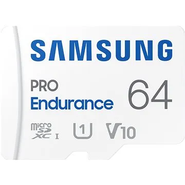 Samsung MicroSDXC 64GB PRO Endurance + SD adaptér (MB-MJ64KA/EU)