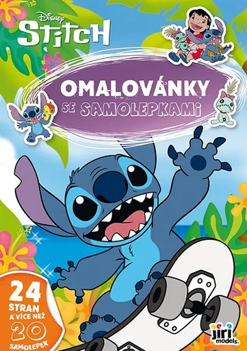 Omalovánky A4 se samolepkami Lilo
