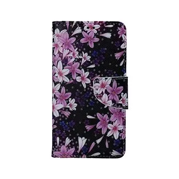 TopQ Pouzdro iPhone 13 knížkové Lilie 66335 (Sun-66335)