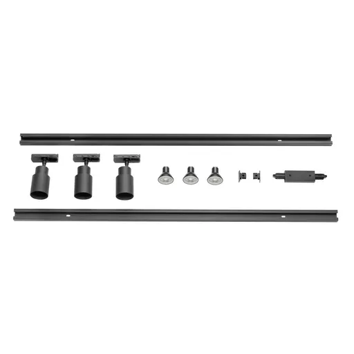 BIG WHITE (SLV) PURI 2.0 1fáze, sada 2m Triple Track Set, QPAR51, černý 1008903