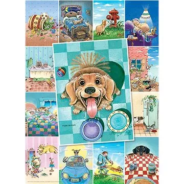 Eurographics Puzzle Psí život XL 500 dílků (6500-5365)