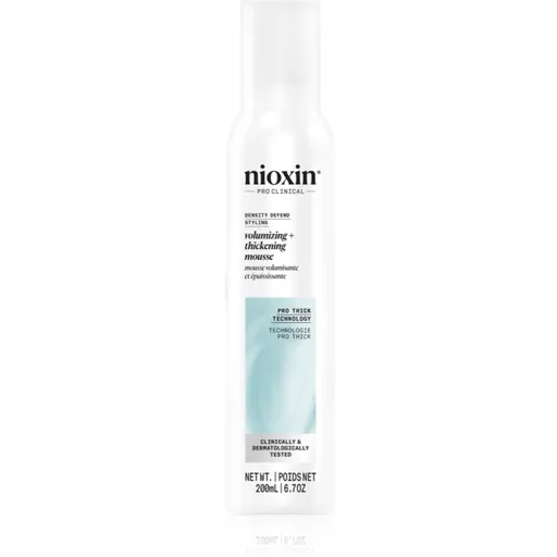 Nioxin Density Defend Styling Volumizing pěnové tužidlo pro objem vlasů 200 ml