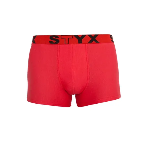 Styx Pánské boxerky sportovní guma červené (G1064) XL
